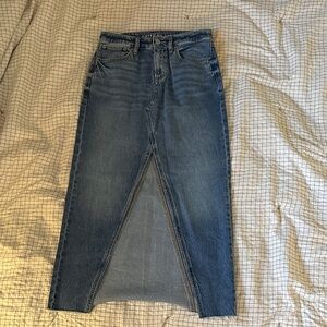 American Eagle Outfitters Blue Denim Women's Skirt